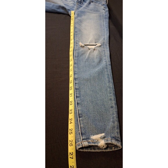 American Eagle -Dream Blue The Dream Jean High Rise Jegging Size 0 Short 25W NWT - Picture 5 of 16